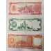 VENEZUELA 1989-1998 . FIVE 5  - FIFTY 50 BOLIVARES BANKNOTES